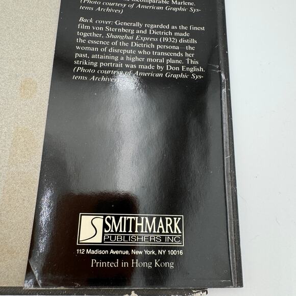 Vintage Marlene Dietrich A Hollywood Portrait Coffee Table Book - Picture 12 of 13